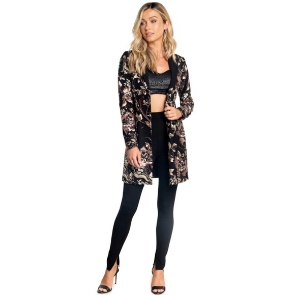 Embroidered Tuxedo Dress - Picture 5 of 5